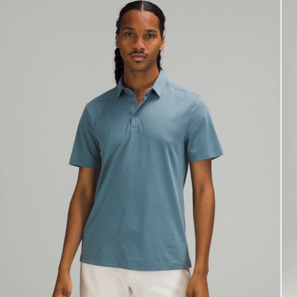 Lululemon Evolution Short Sleeve Polo
River Blue